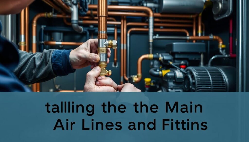 Air Compressor Line Installation