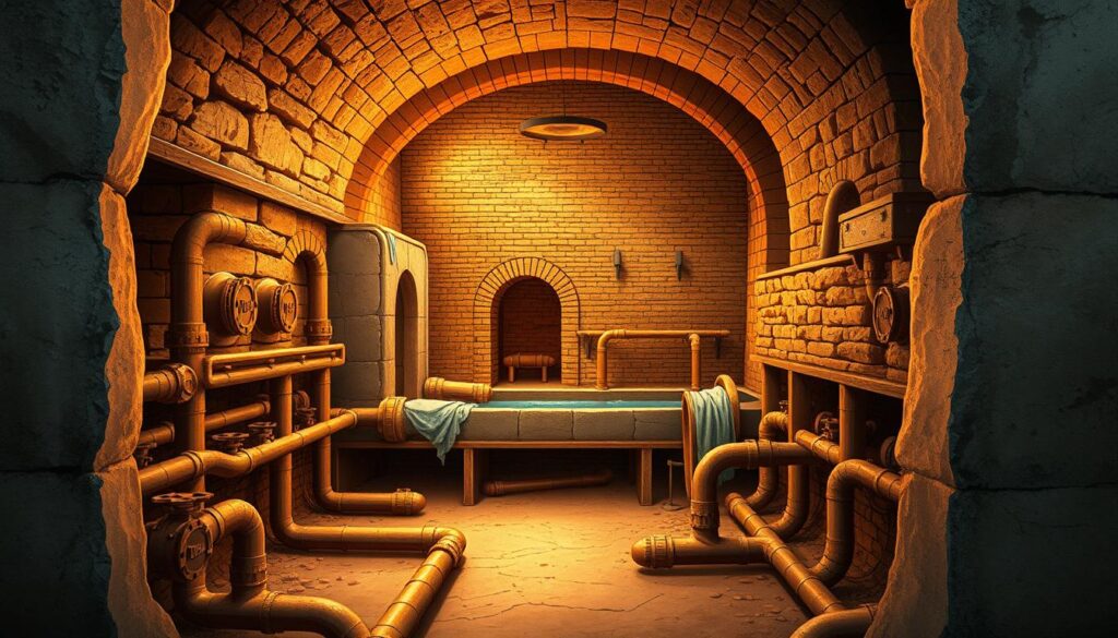 Ancient Plumbing and Sewage System Development