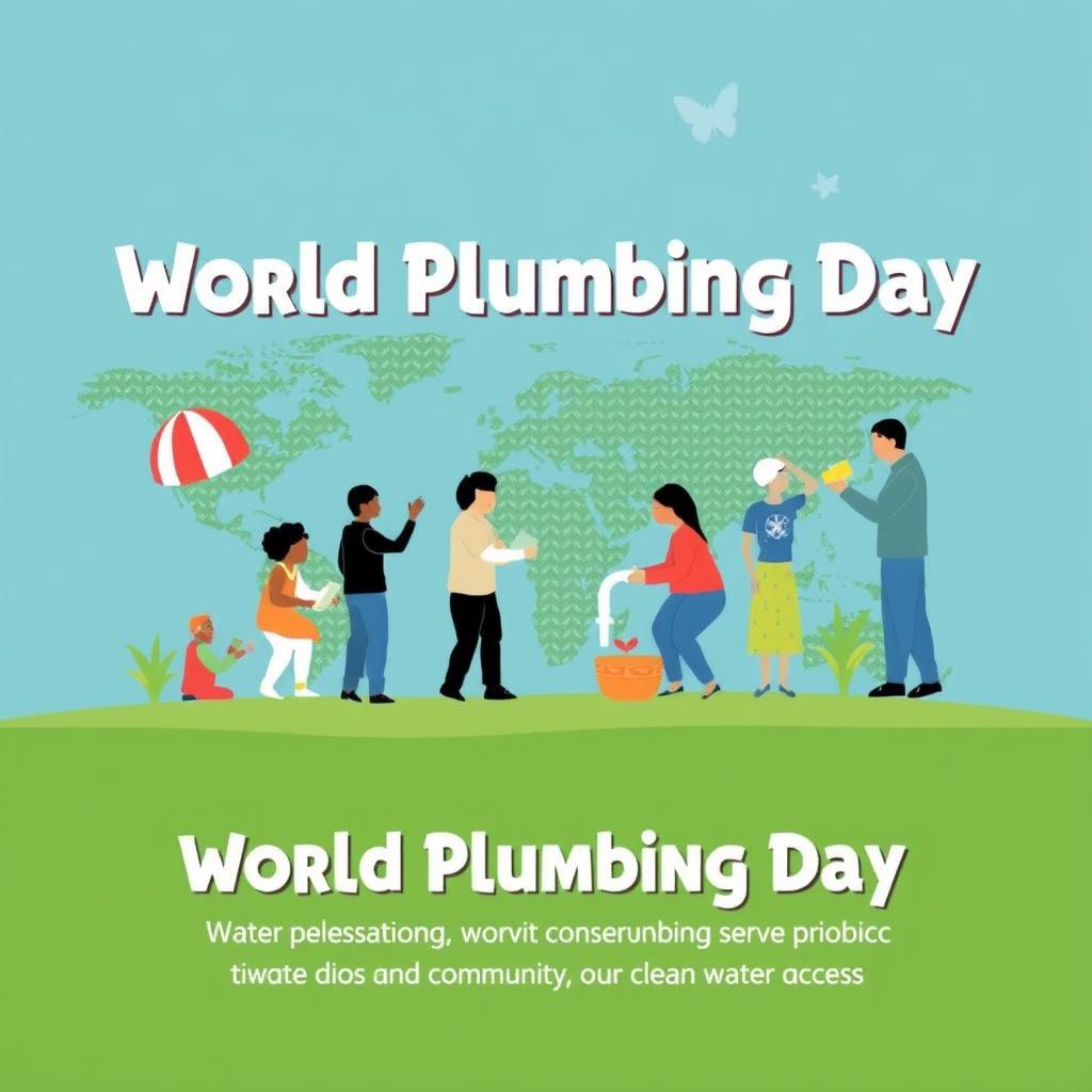Celebration of World Plumbing Day with educational activities from the Plumbing Guide