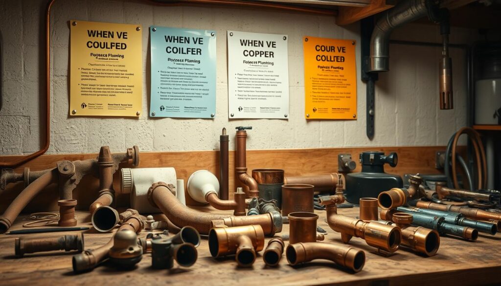 Copper Plumbing Replacement Signs Copper Plumbing Replacement Signs