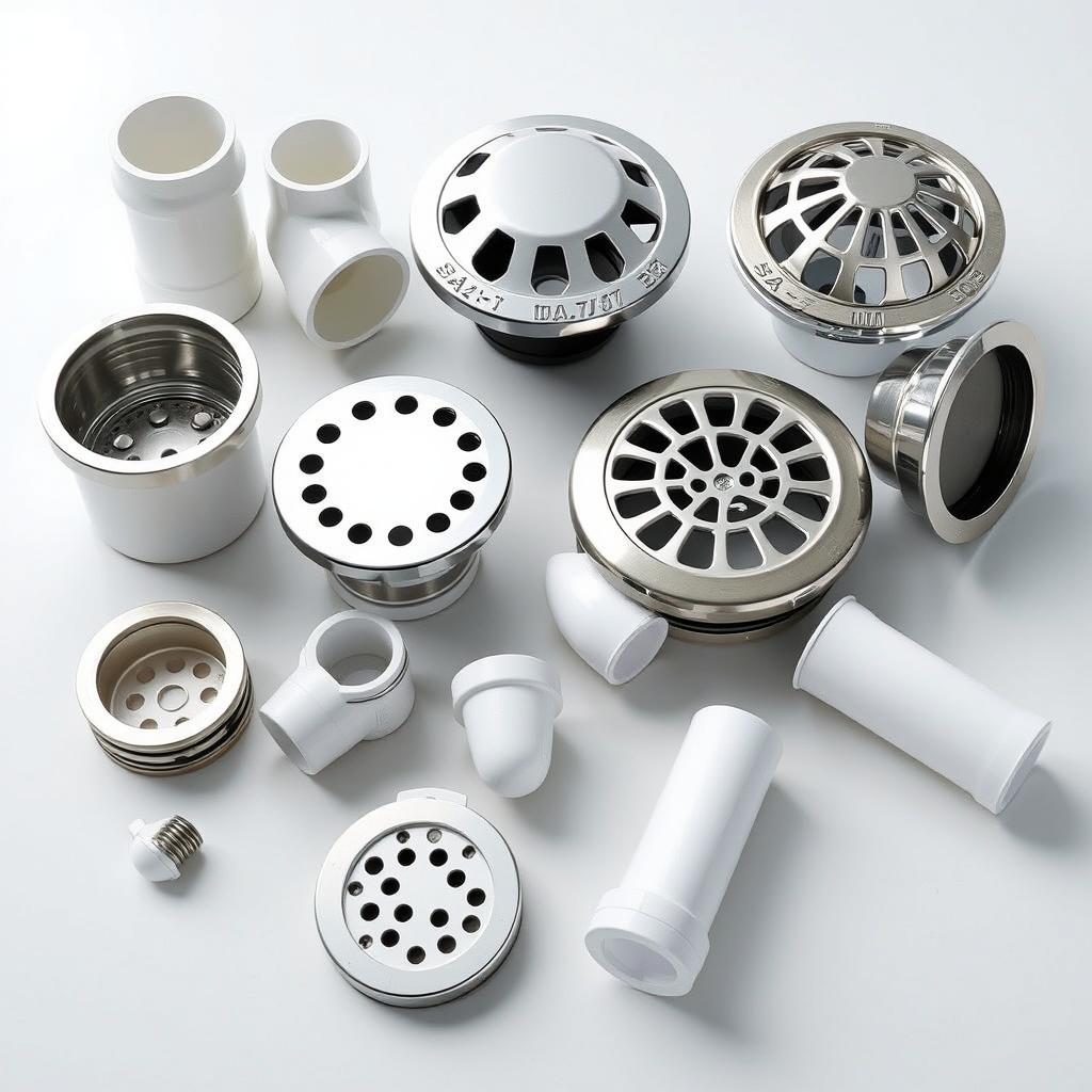 Drain components and p-traps