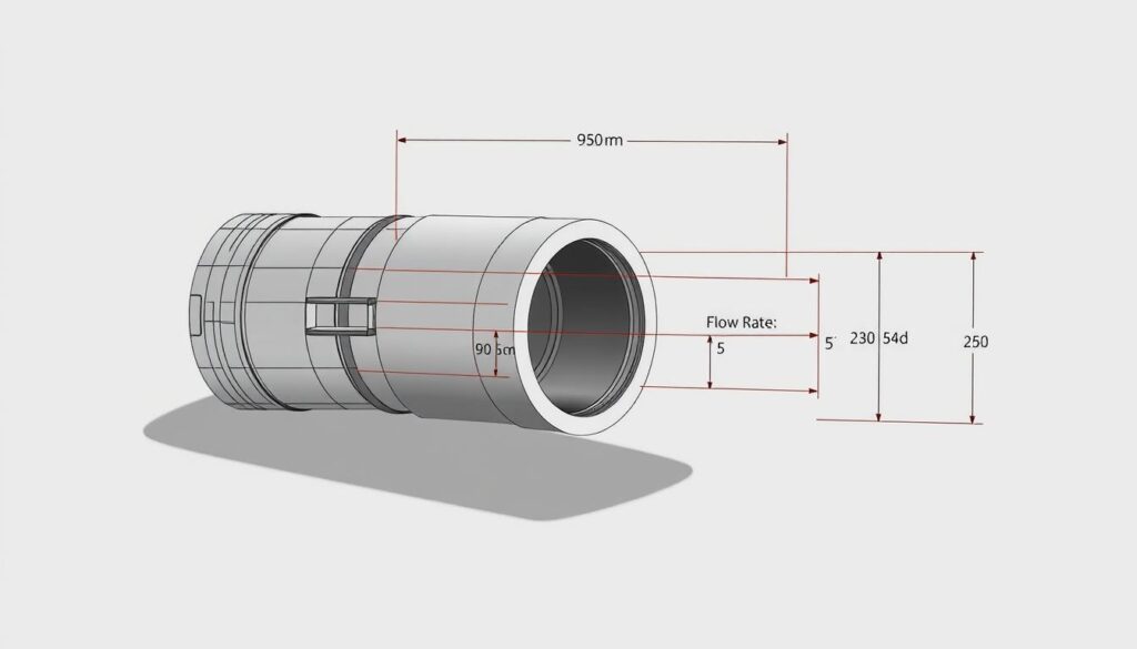 Drainage Pipe Sizing Diagram