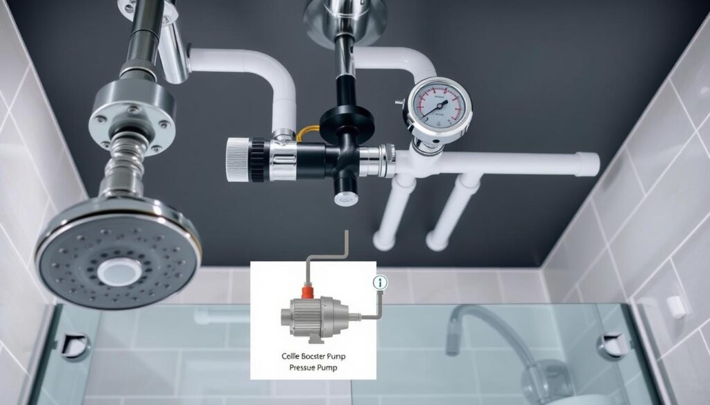 Improving Shower Pressure in Overhead Plumbing