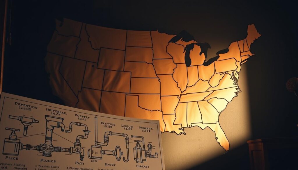 Indoor Plumbing Adoption Across US Regions
