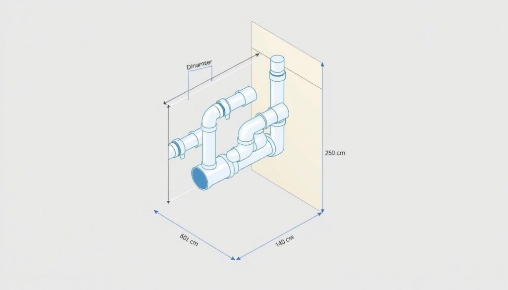 Pipe Chase Dimensions for Plumbing Installations