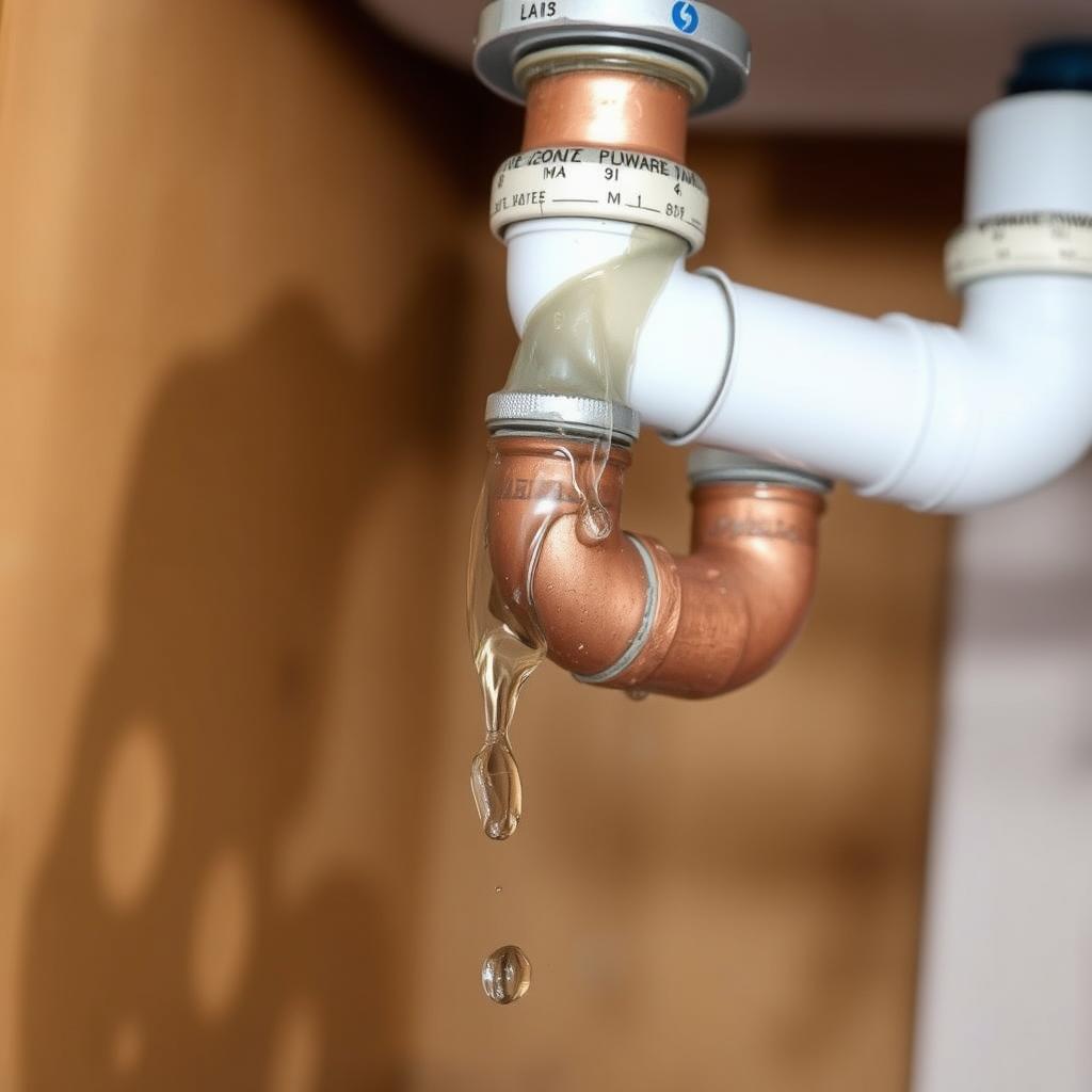 Pipe leaks requiring plumbing repairs and solutions