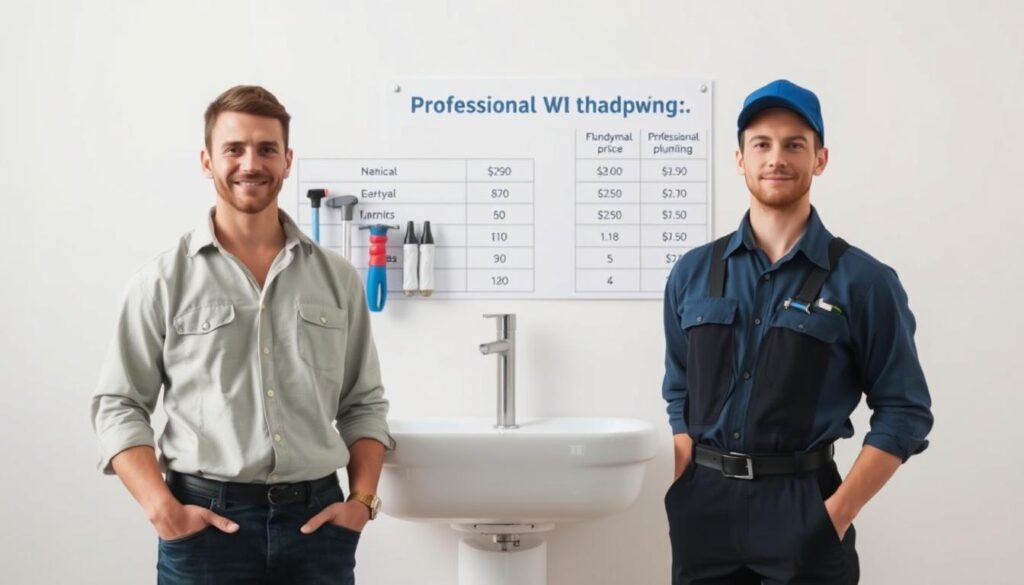 Plumbing Cost Comparison Handyman vs Professional