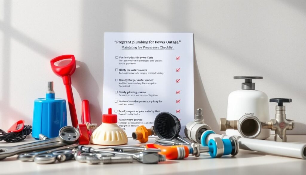 Plumbing Emergency Preparedness Checklist