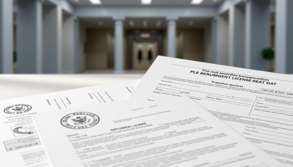 Plumbing License Transfer Documents