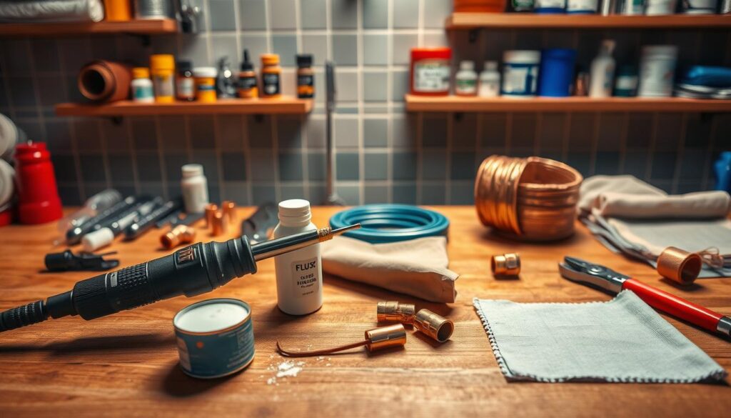 Plumbing Soldering Tools and Materials