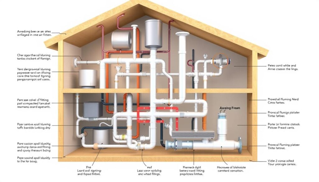 Plumbing Vent System Layout
