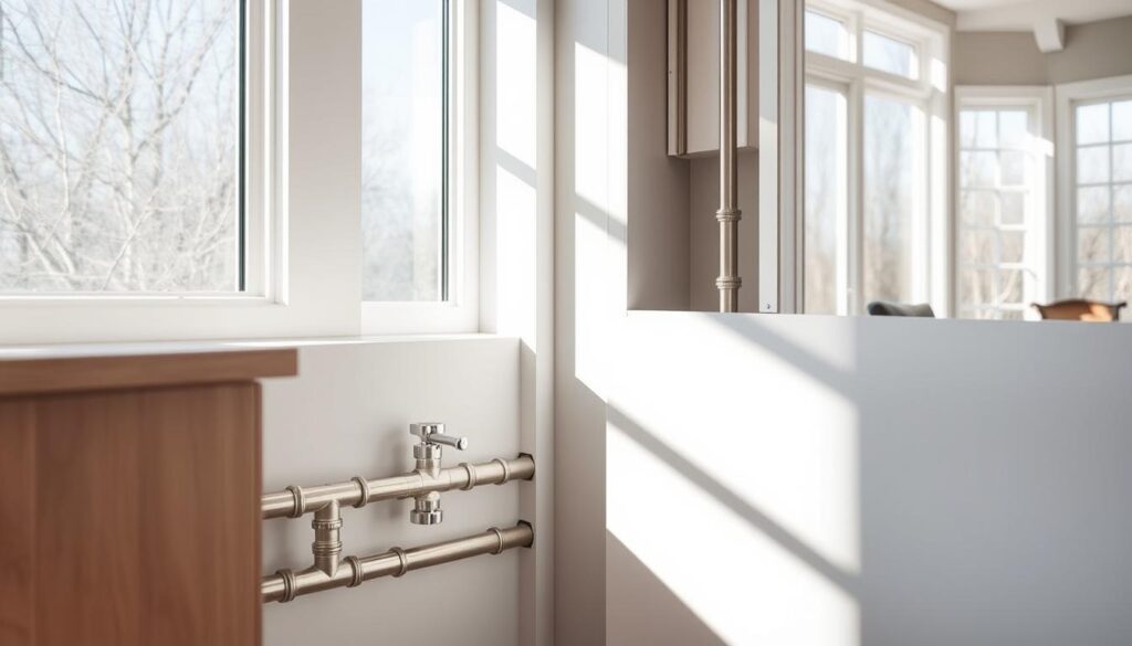 Plumbing Wall Chase Installation Plumbing Wall Chase Installation