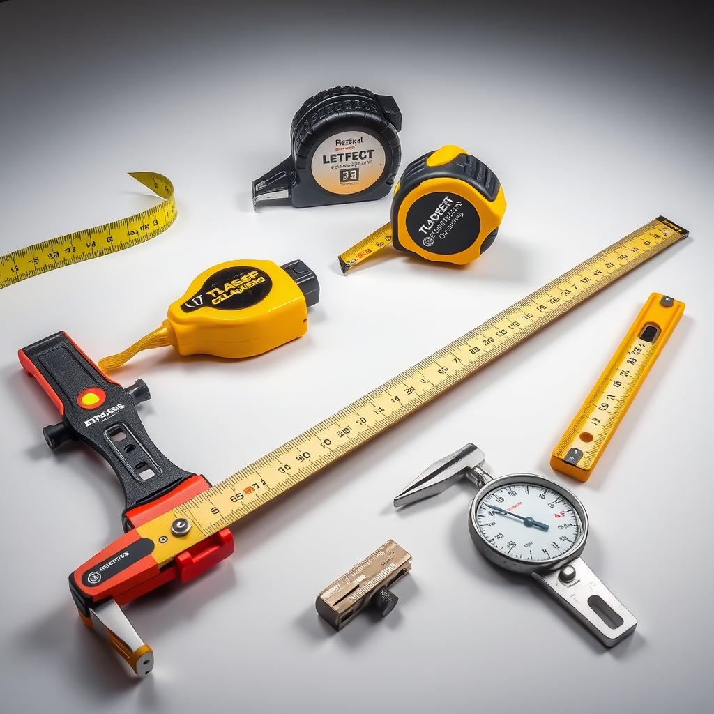 Plumbing measurement and marking tools