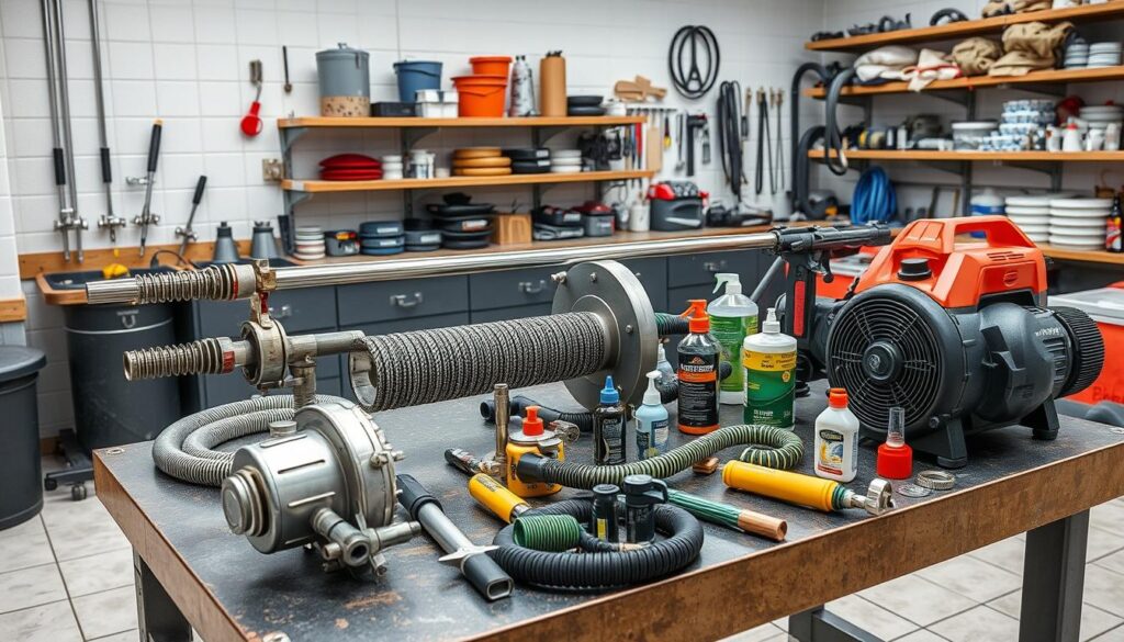 Professional Drain Cleaning Tools