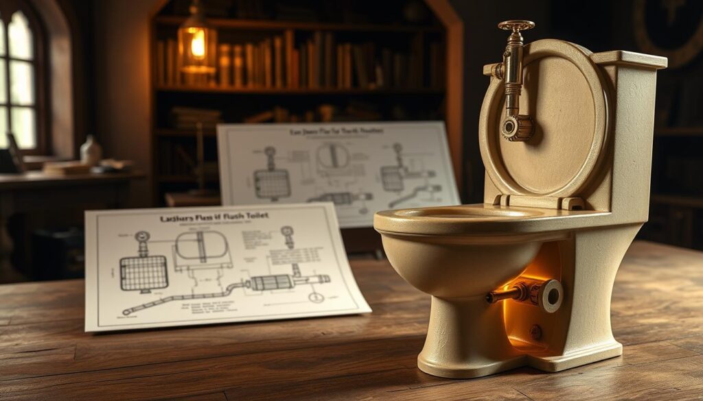 Sir John Harrington Flush Toilet Invention