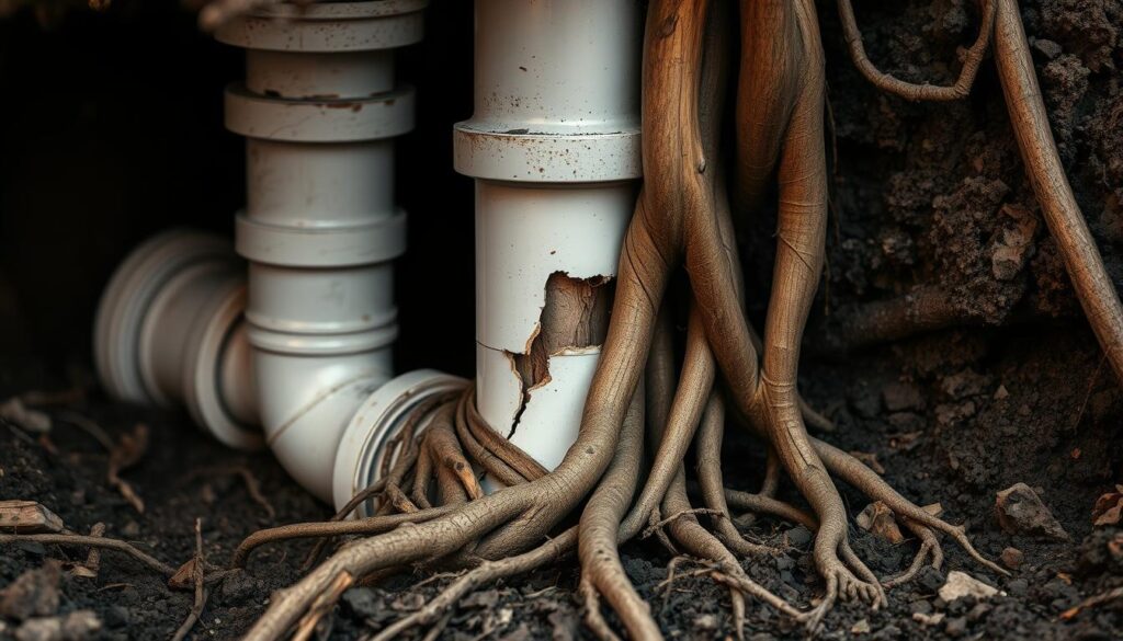 Tree Root Plumbing Damage