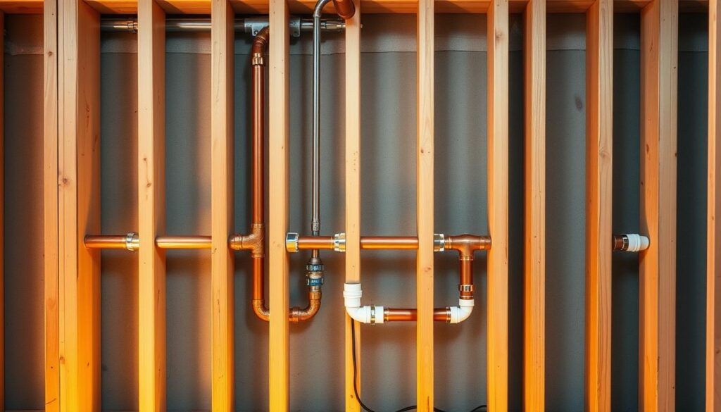 Water Supply Lines in Residential Plumbing Walls