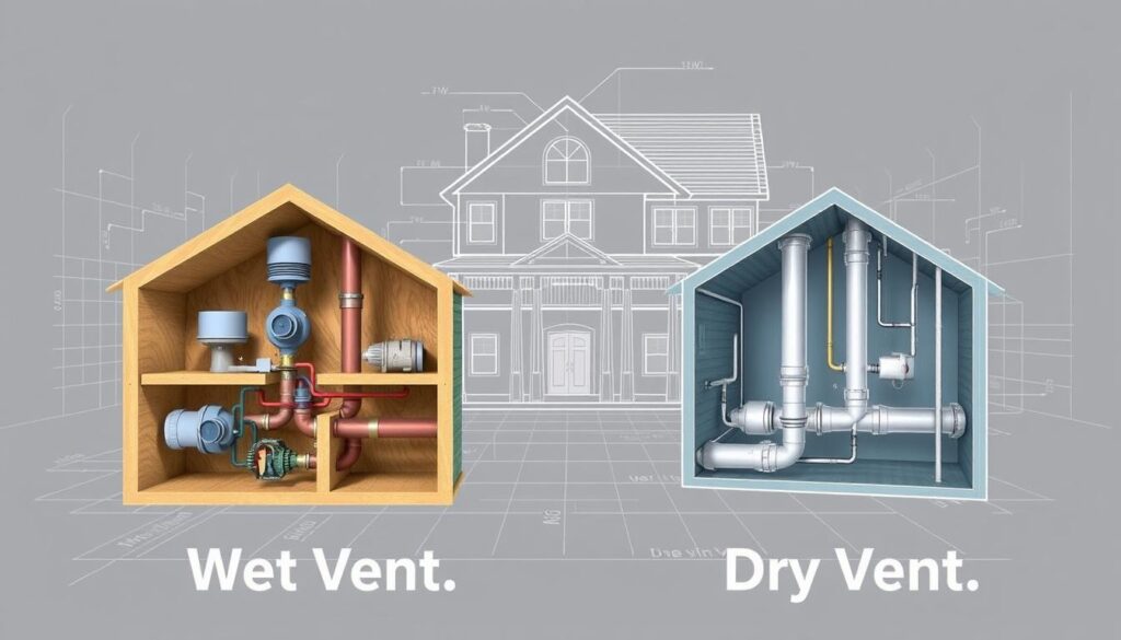 Wet Vent and Dry Vent Plumbing Comparison