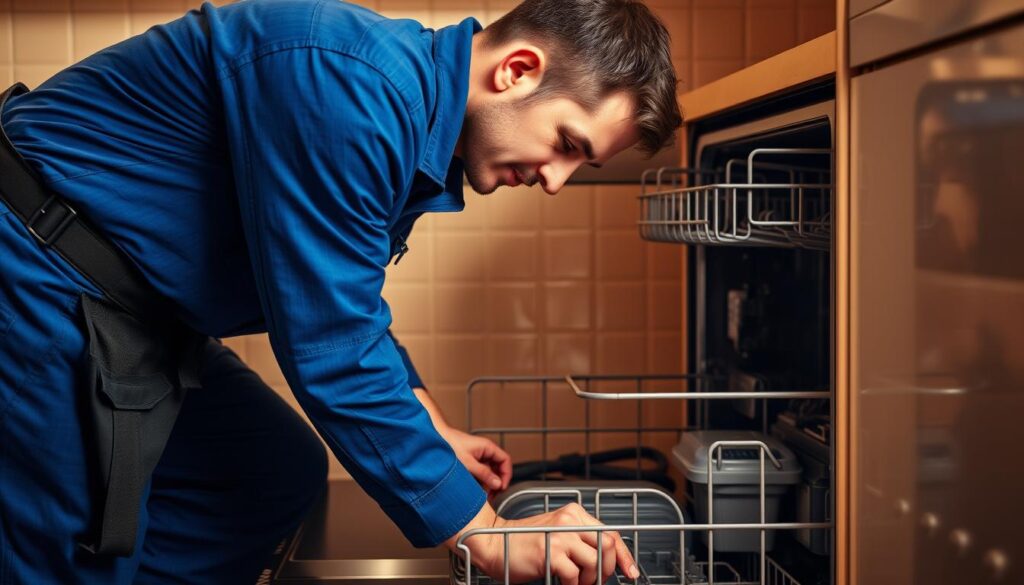 can a plumber fix a dishwasher