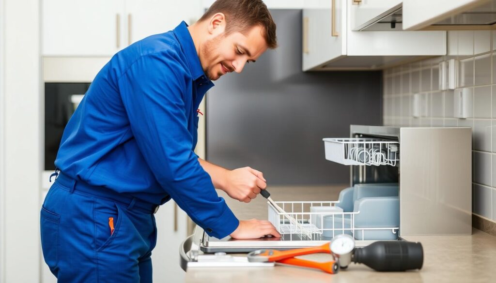 can a plumber install a dishwasher