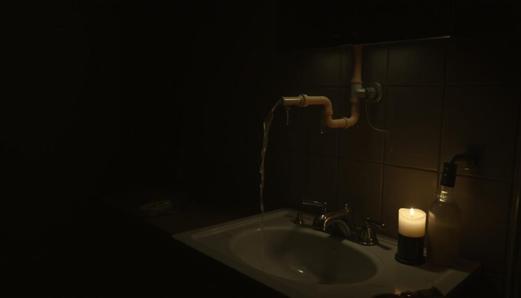 does plumbing work when power is out