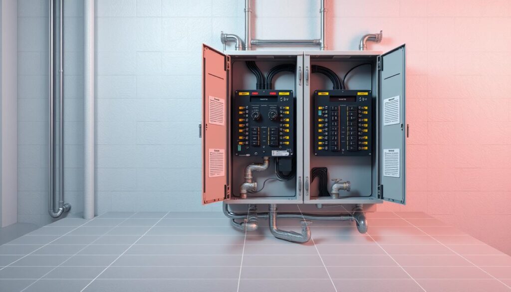 how close can plumbing be to electrical panel how close can plumbing be to electrical panel