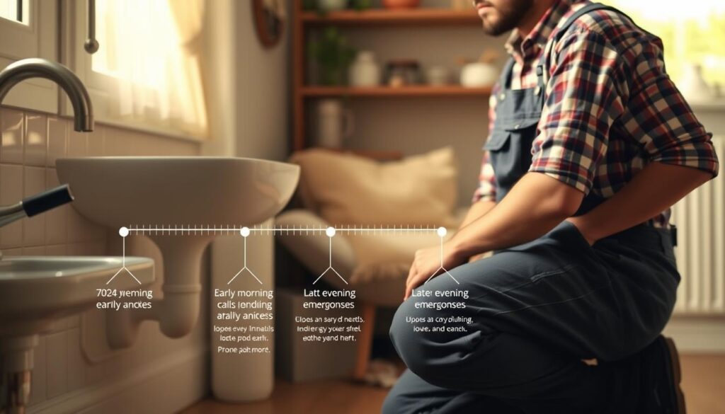 how many hours does a plumber work