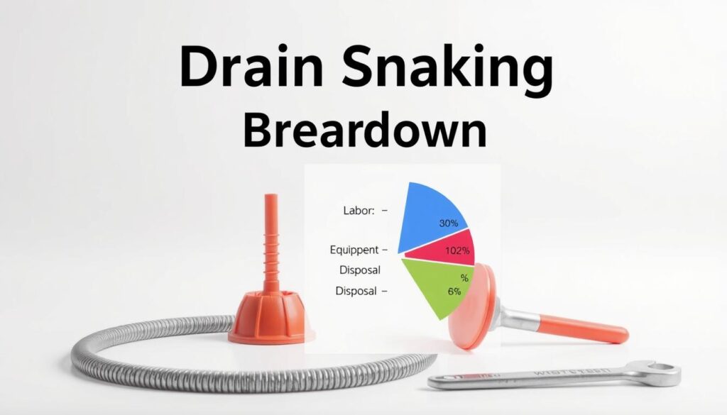how much does a plumber charge to snake a drain