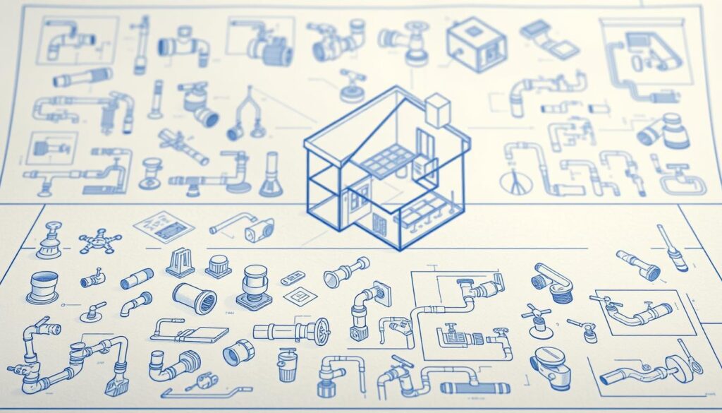 how to find plumbing blueprints for my house