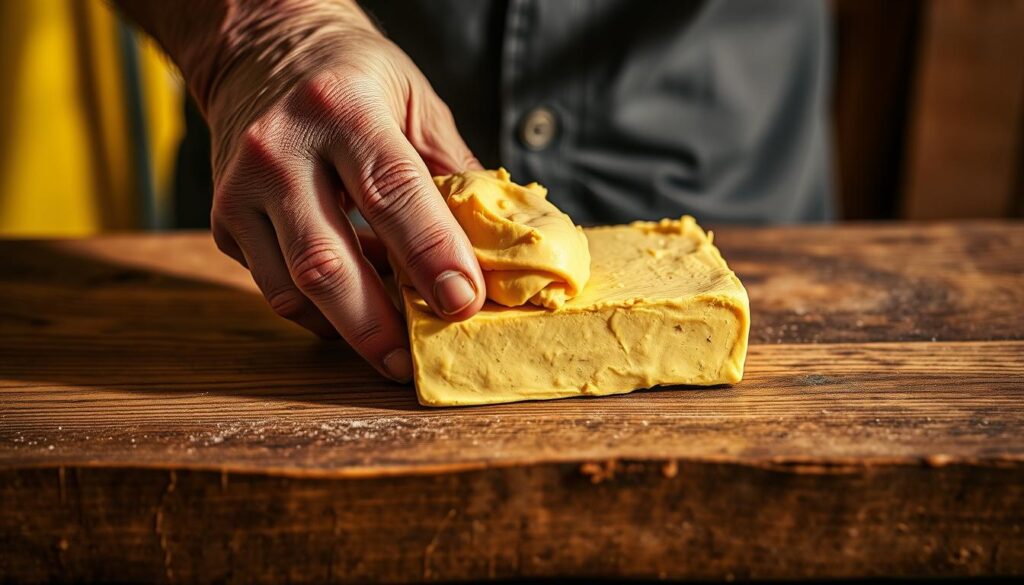 how to soften plumber's putty