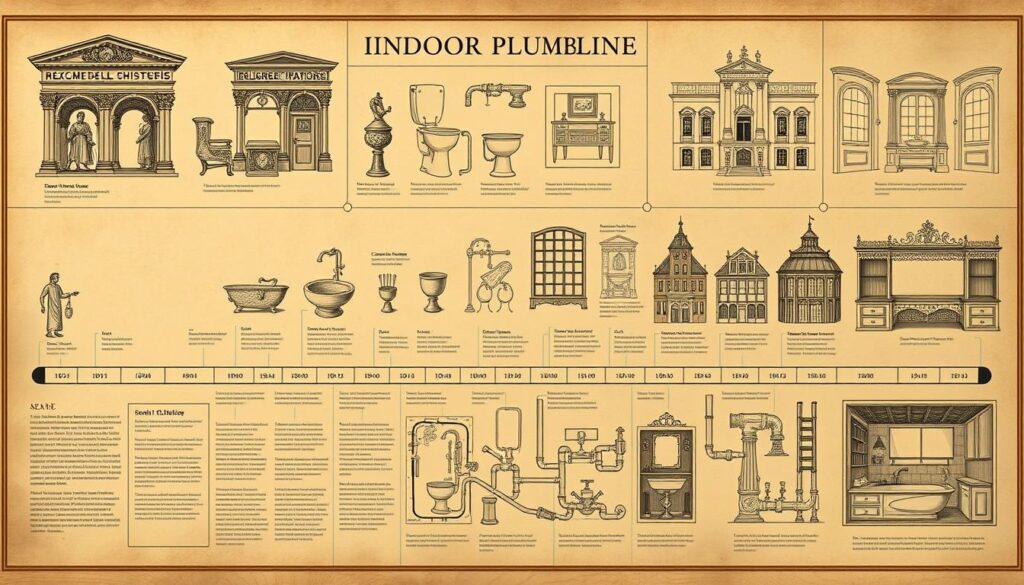 what year was indoor plumbing invented