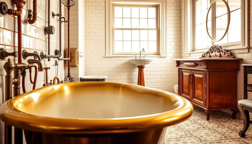 when was indoor plumbing common