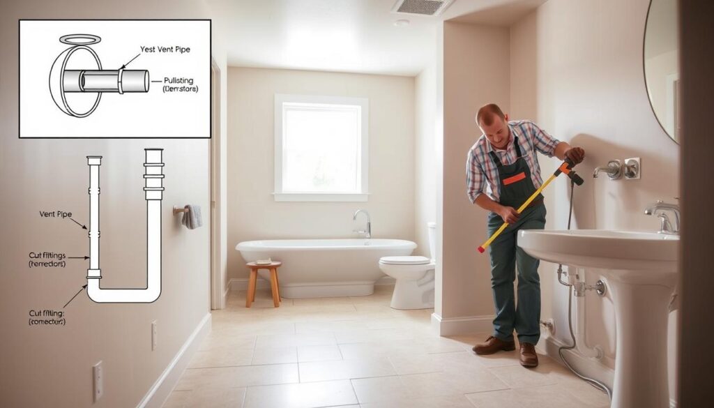 Basement Bathroom Plumbing Vent Installation Process Basement Bathroom Plumbing Vent Installation Process