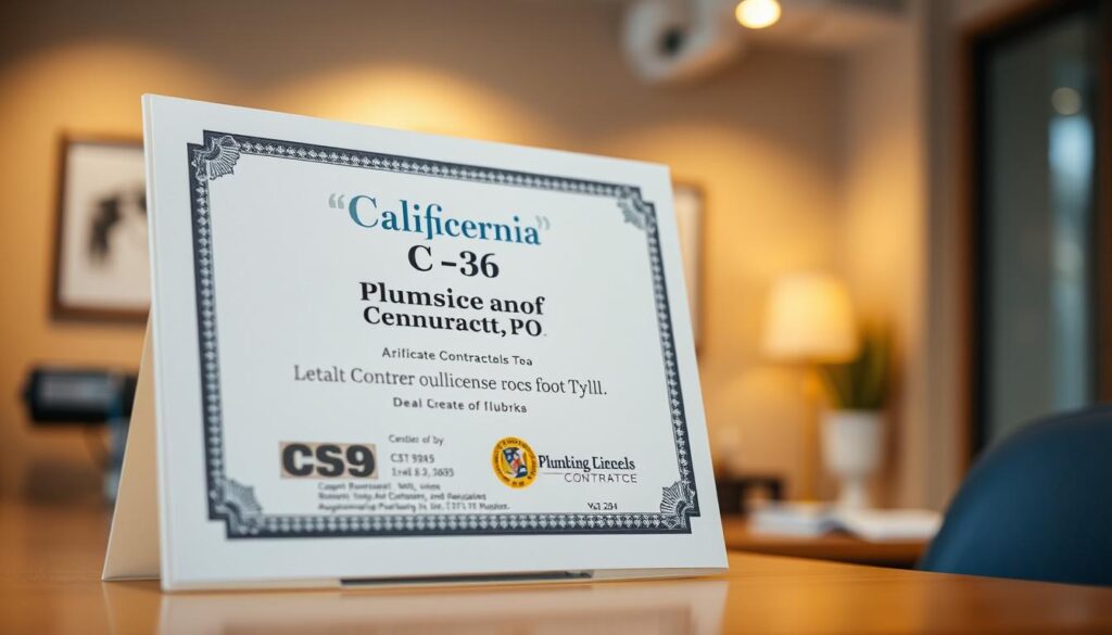 California Plumbing Contractor License Requirements