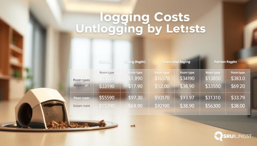 Drain Unclogging Costs by Location