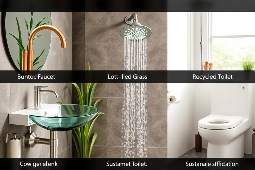 Eco-friendly plumbing fixtures made from sustainable materials