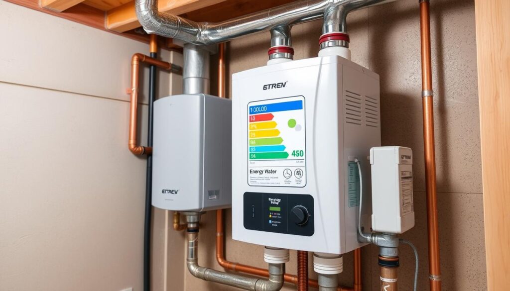 Energy-efficient water heating system for sustainable plumbing