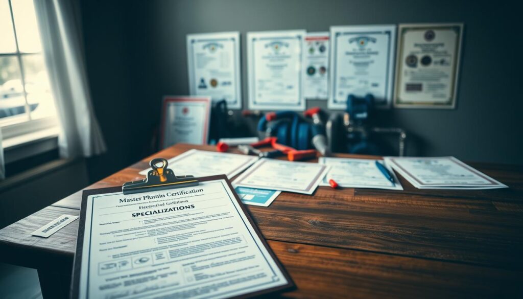 Master Plumber Certification Specializations