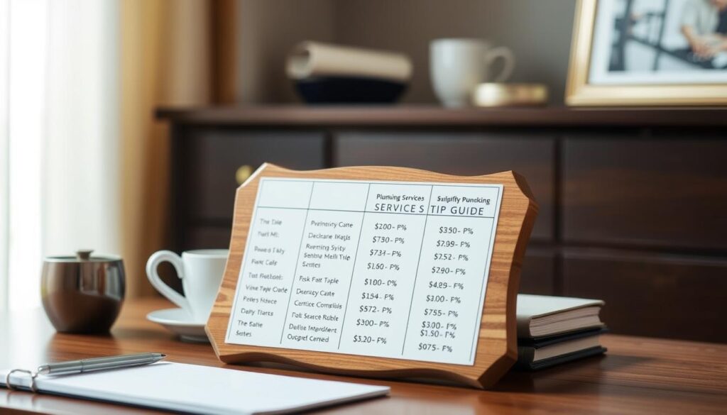 Plumber Service Tip Amount Guide