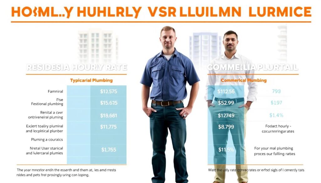 Residential and Commercial Plumbing Rate Comparison