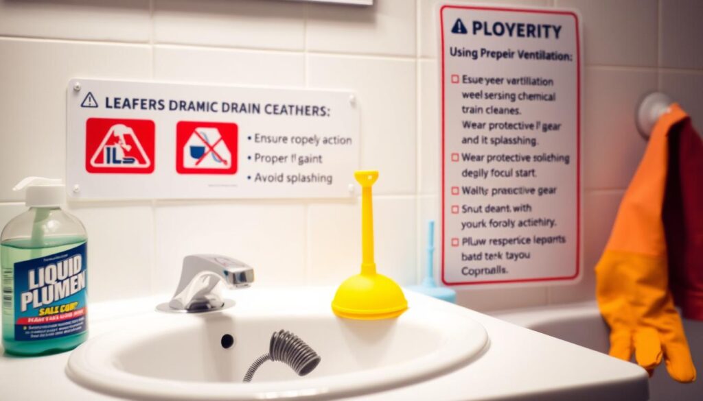 Safe Drain Cleaning Precautions Safe Drain Cleaning Precautions