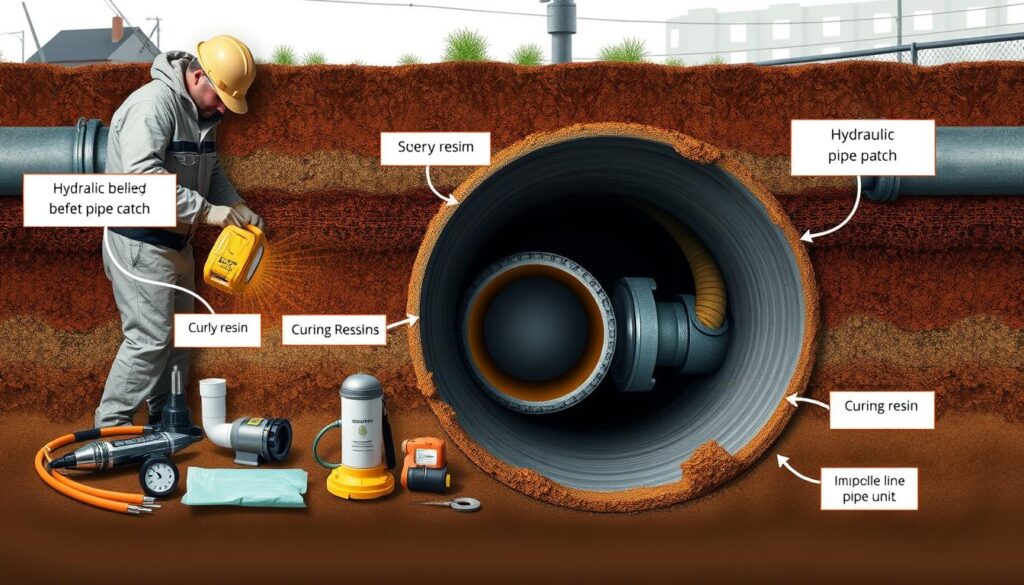 Sewer Line Belly Repair Methods