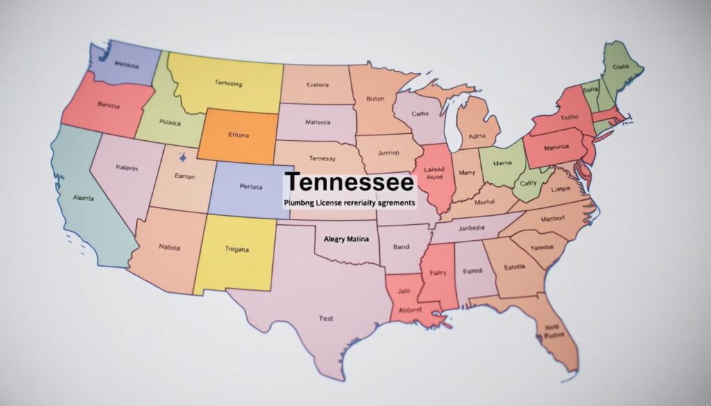 Tennessee Plumbing License Reciprocity Map Tennessee Plumbing License Reciprocity Map