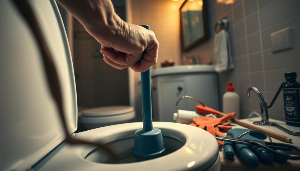 Toilet Unclogging Techniques