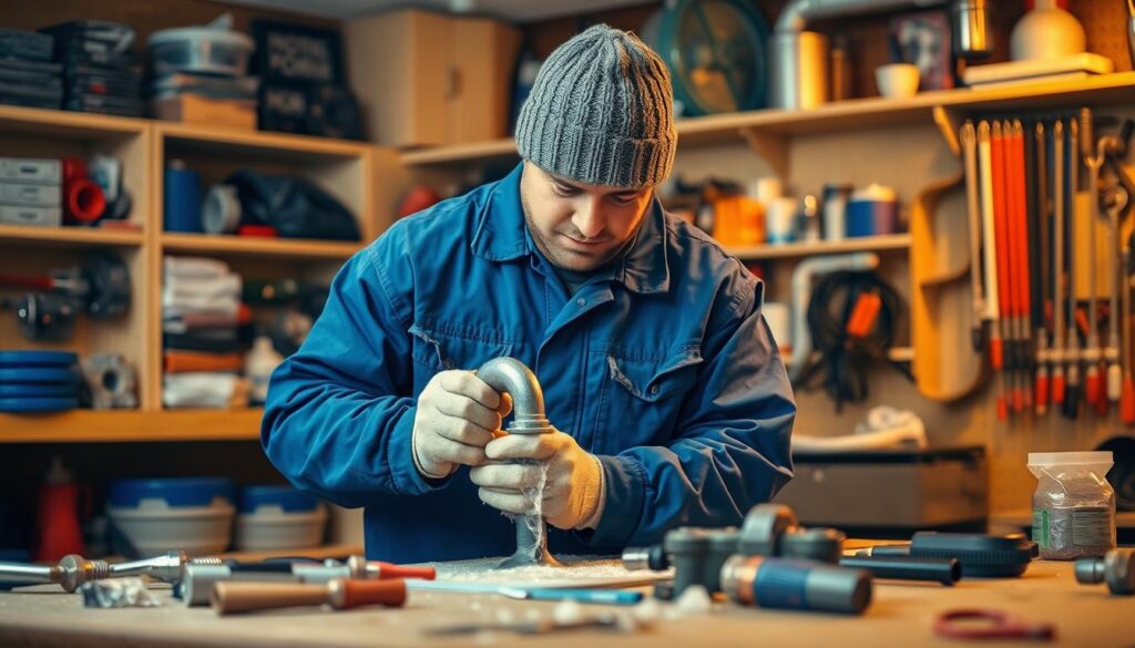 can a plumber fix frozen pipes