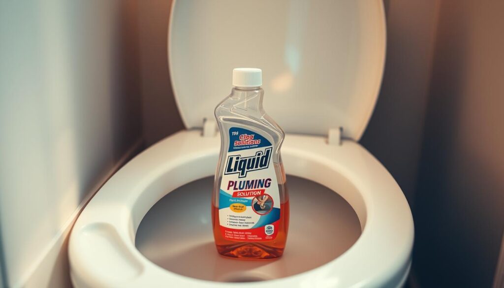 can liquid plumber be used in toilet