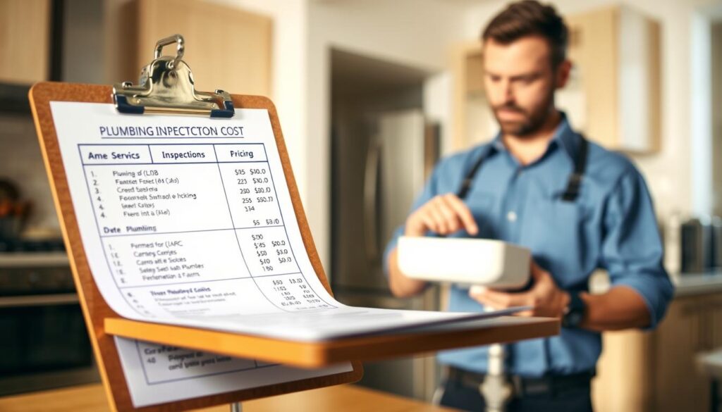 how much does a plumbing inspection cost