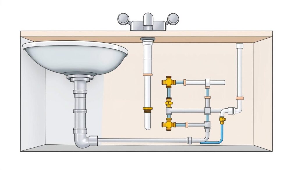 how to do plumbing for a sink