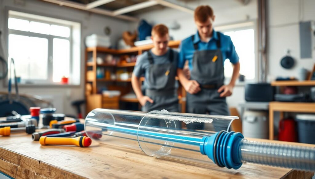 how to get air out of plumbing lines