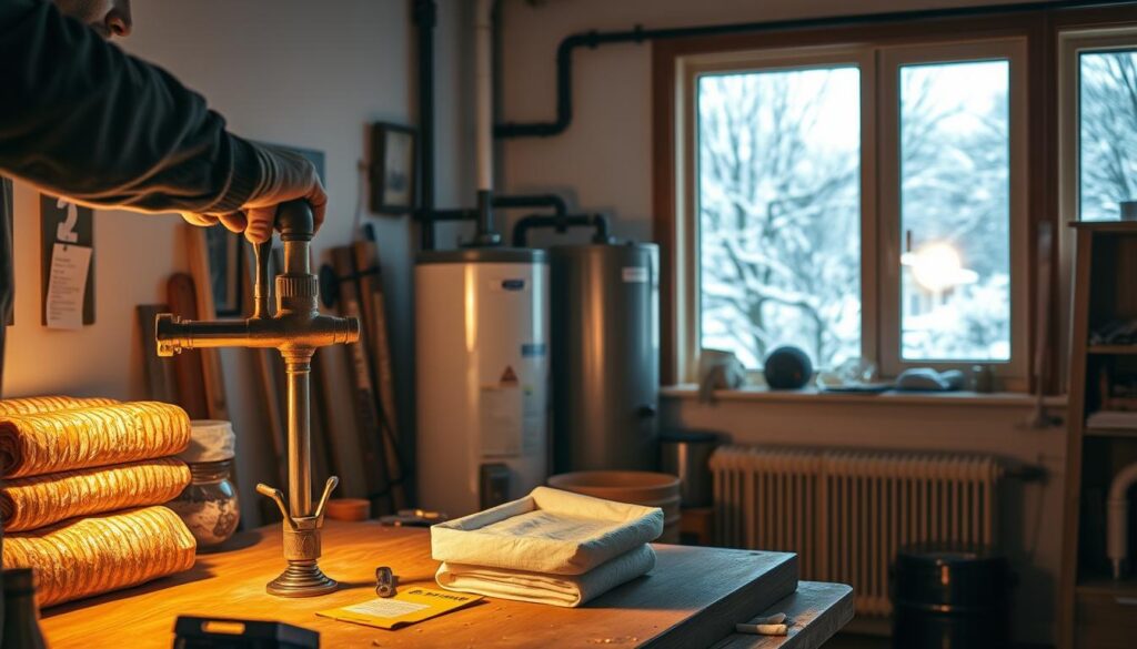 how to winterize a house plumbing